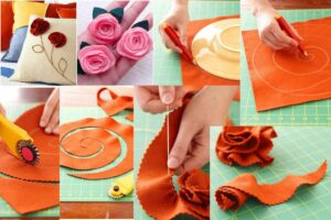Segredos para Fazer Flores de Feltro para Decoração