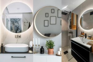 Espelho redondo na decoração